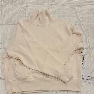 ALO Yoga Cream High-Neck Pullover